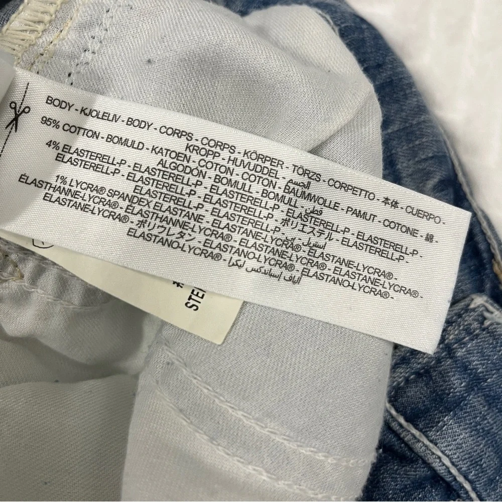 Ariat Blue Denim Jean Shorts Perfect Rise Boyfriend‎ 25 5 inch inseam nwot